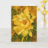 Carte Collectable Glow Forth Greeting Card (Fleur jaune)