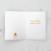 Carte Collectable Glow Forth Greeting Card (Intérieur)