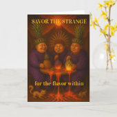 Carte Collectable Glow Forth Greeting Card (Fleur jaune)