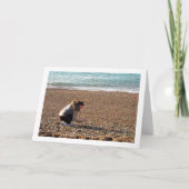 Carte Collecte de galets sur la plage (Devant)