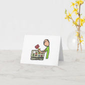 Carte Collecte de timbres Philatéliques (Fleur jaune)