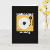 Carte Collecteurs de disques Amateurs de vinyle (Fleur jaune)