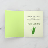 Carte Collection Anniversaire Pickle & Fresh (Intérieur)