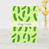 Carte Collection Anniversaire Pickle & Fresh (Fleur jaune)