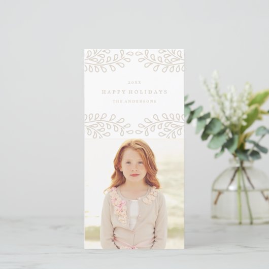 Carte Collection Branches de neige (Debout devant)