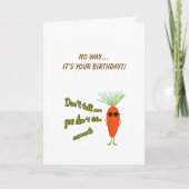 Carte Collection Cool Carrot Squad Anniversaire (Devant)