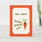Carte Collection Cool Carrot Squad Anniversaire (Devant)