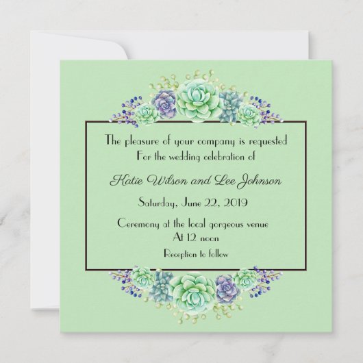 Carte Collection d'aquarelles sucrées (Devant)