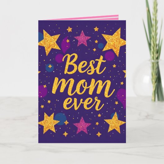 Carte Collection de cadeaux de luxe tendance Stars (Devant)