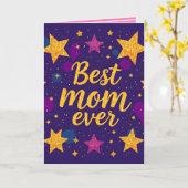 Carte Collection de cadeaux de luxe tendance Stars (Fleur jaune)