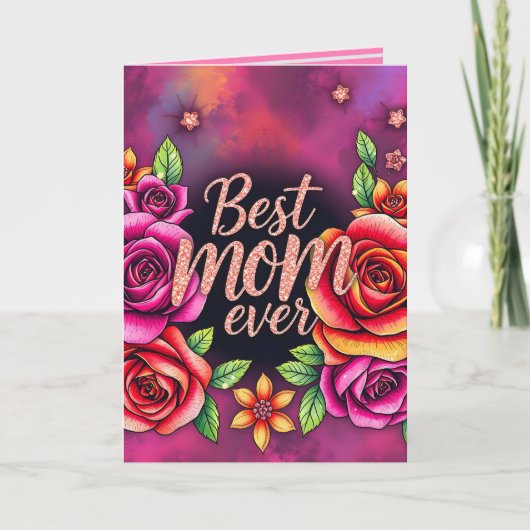 Carte Collection de cadeaux modernes de fleurs de luxe (Devant)