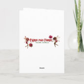 Carte Collection de fées de Noël - Cheveux naturels Brow (Dos)