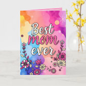 Carte Collection de luxe de fleurs tendance (Fleur jaune)