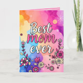 Carte Collection de luxe de fleurs tendance pour cadeau (Devant)