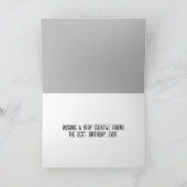 Carte Collection de pinceaux pour ongles d'anniversaire (Intérieur)