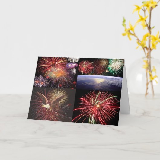 Carte Collection Fireworks (Fleur jaune)
