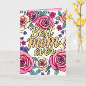 Carte Collection Fleurale Luxueuse Moderne Cadeau (Fleur jaune)