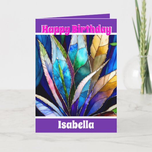 Carte Collection florale unique et tendance (Devant)