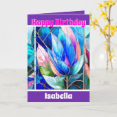 Carte Collection florale unique moderne et élégante (Fleur jaune)