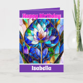 Carte Collection florale unique tendance (Devant)