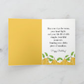 Carte Collection Lemon Bloom Anniversaire (Intérieur)