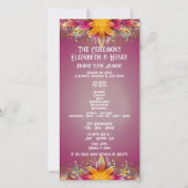 Carte Collection Mariage d'élégance florale rose (Devant)