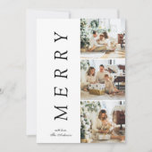 Carte Collection moderne Trois photos de famille | Joyeu (Devant)