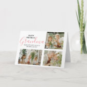 Carte Collection photo d'anniversaire moderne et heureus (Devant)