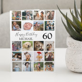 Carte Collection photo Modern Unisex 20 Anniversaire