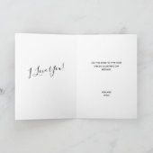 Carte Collection photo personnalisée moderne et élégant  (Intérieur)