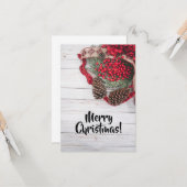 Carte Collection Pin et Houx (Devant/Arrière en situation)