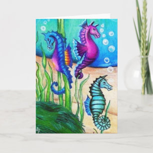 Carte Collection Sea Horses
