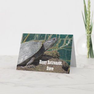Carte Collègue humoristique de vitesse de tortue de