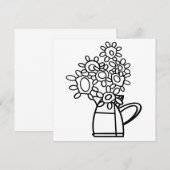 CARTE COLLER MOI BOUQUET MEXICAIN (Devant / Derrière)