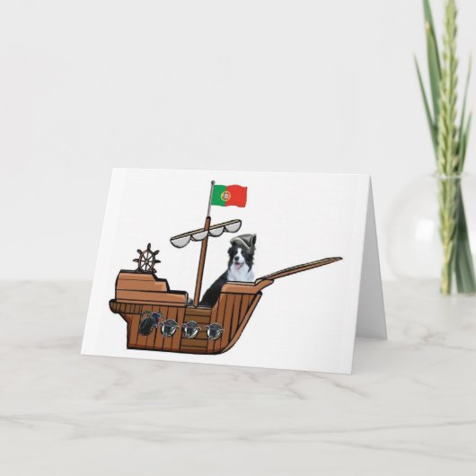 Carte Colley Ditzy de Dogs~Original Notecard~Border (Devant)