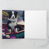 Carte Collie frontalier sur une pagaie : une aventure Pi (Intérieur)