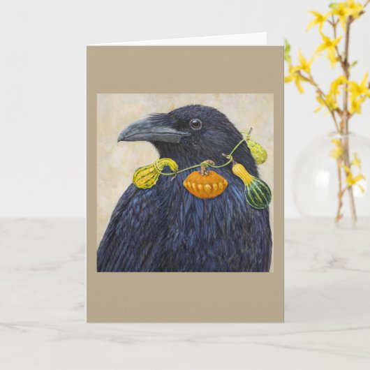 Carte Collier d'automne (Fleur jaune)