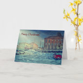 Carte Collinsville Noël (Fleur jaune)