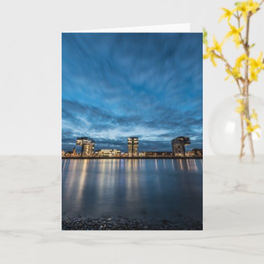 Carte Cologne Allemagne (Fleur jaune)