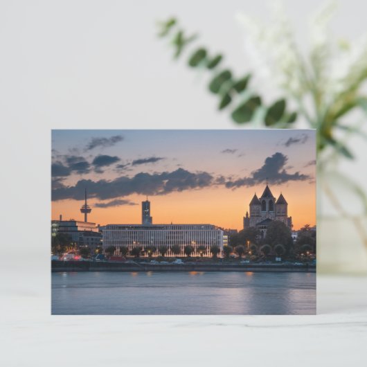 Carte Cologne Allemagne (Debout devant)