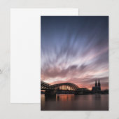 Carte Cologne Allemagne (Devant / Derrière)