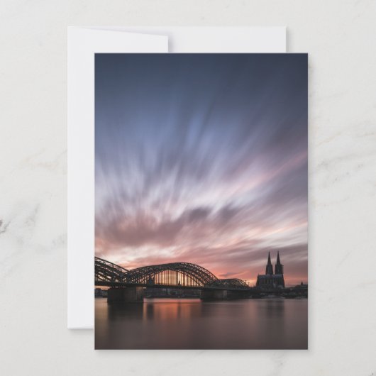 Carte Cologne Allemagne (Devant)