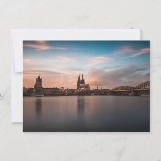 Carte Cologne Allemagne (Devant)
