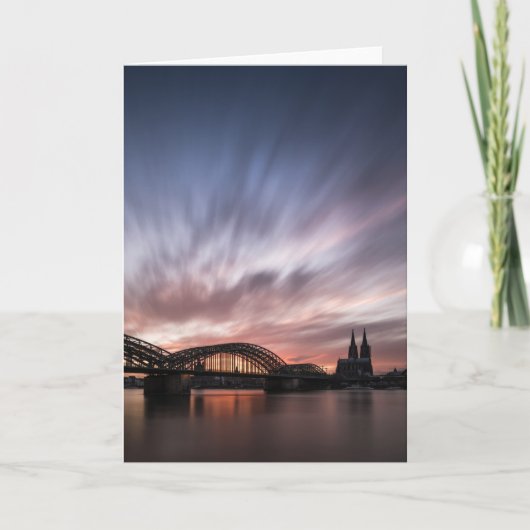 Carte Cologne Allemagne (Devant)