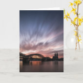 Carte Cologne Allemagne (Fleur jaune)