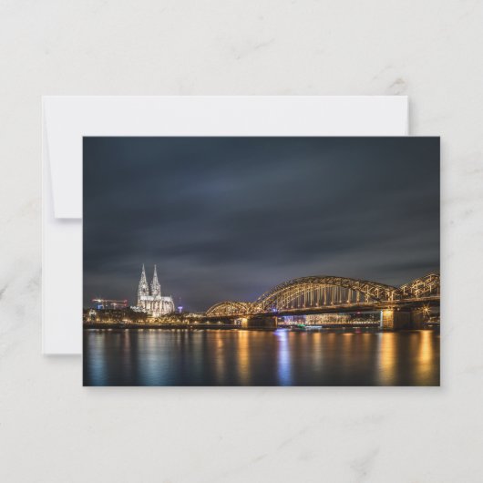 Carte Cologne Allemagne (Devant)