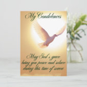 Carte Colombe (Debout devant)