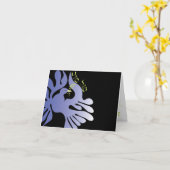 Carte Colombe de la Paix Bar Mitzvah Félicitations (Fleur jaune)