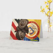 Carte Colombian Friendship (Fleur jaune)