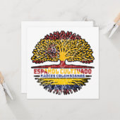 Carte Colombie Espagne Espagne Espagne Espagne drapeau d (Devant/Arrière en situation)